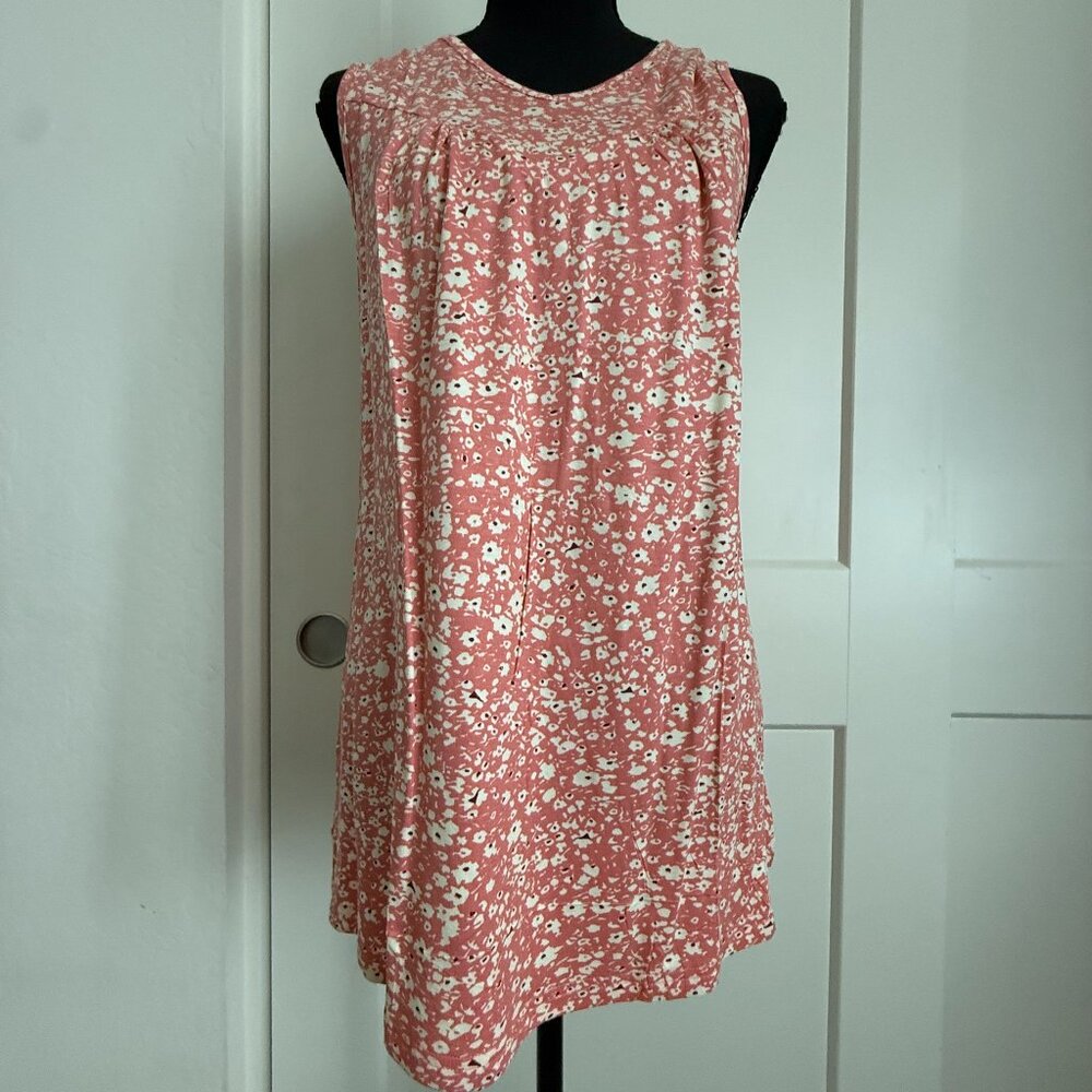 NWT Orange Colored Sleeveless Blouse by AYIFU, size M